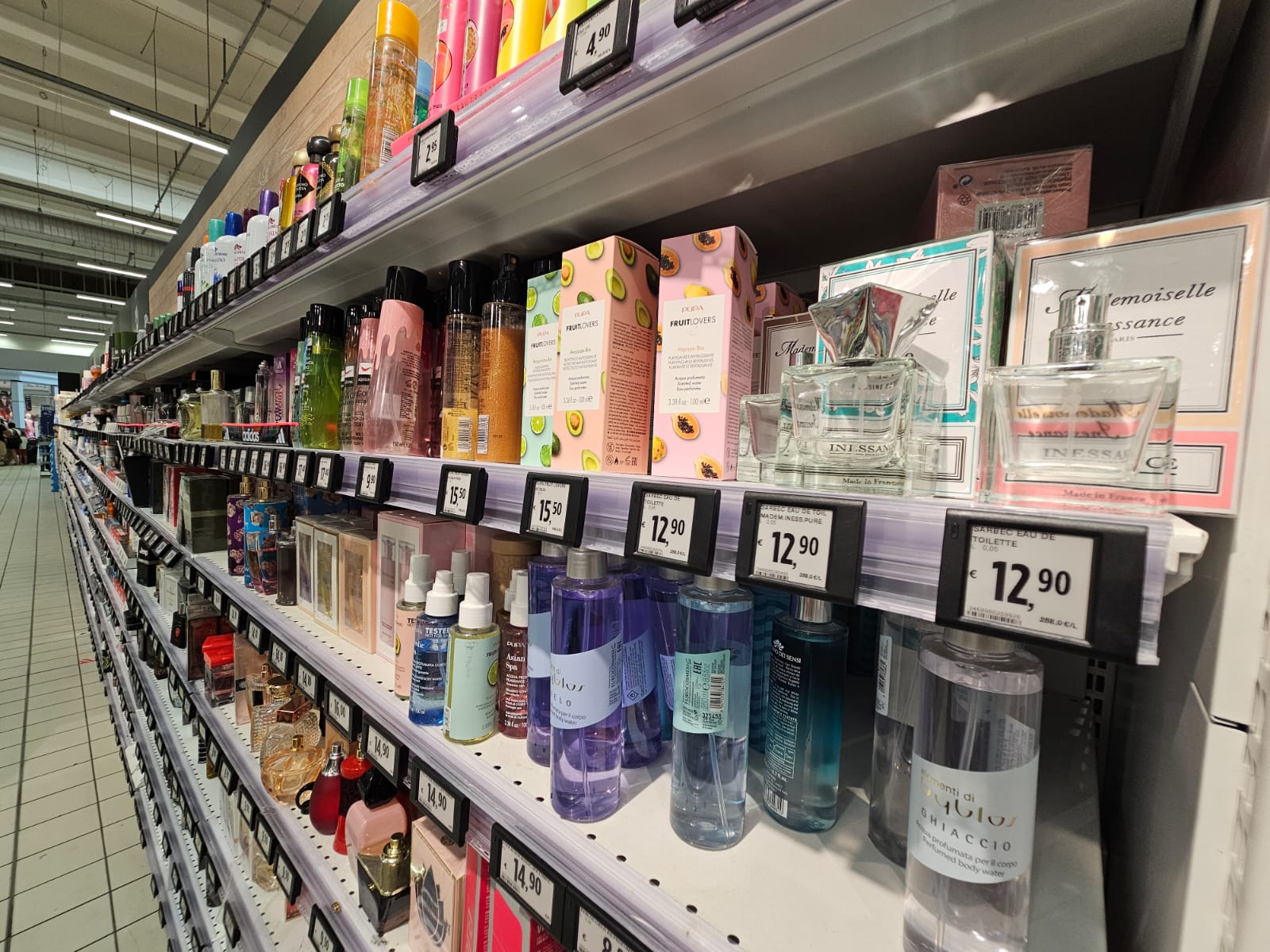 etichette elettroniche su scaffale